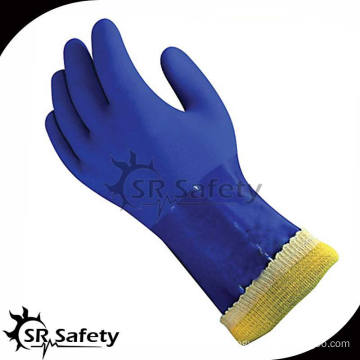 SRSAFETY aramid fiber & terry cloth lined industrial rubber gloves